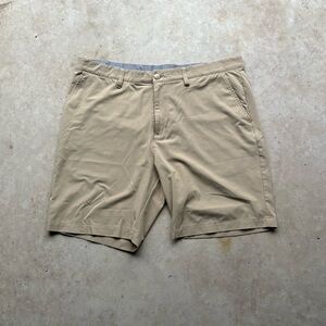 Adidas golf tan shorts